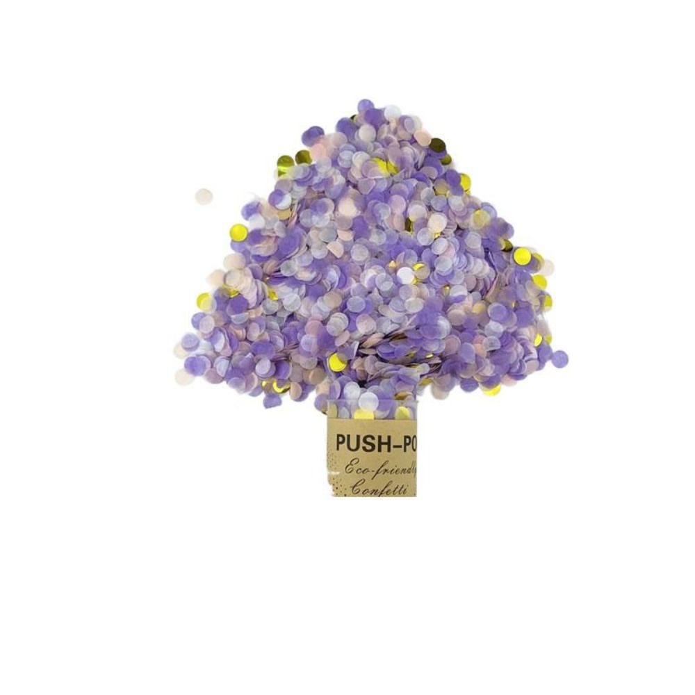 Confetti Cannon Tube - Colorful 1Pcs Bridal Shower Push Up