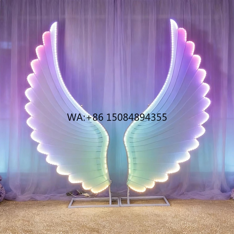 Event & Party Supply - Glowing Angel Wings Light Props Color
