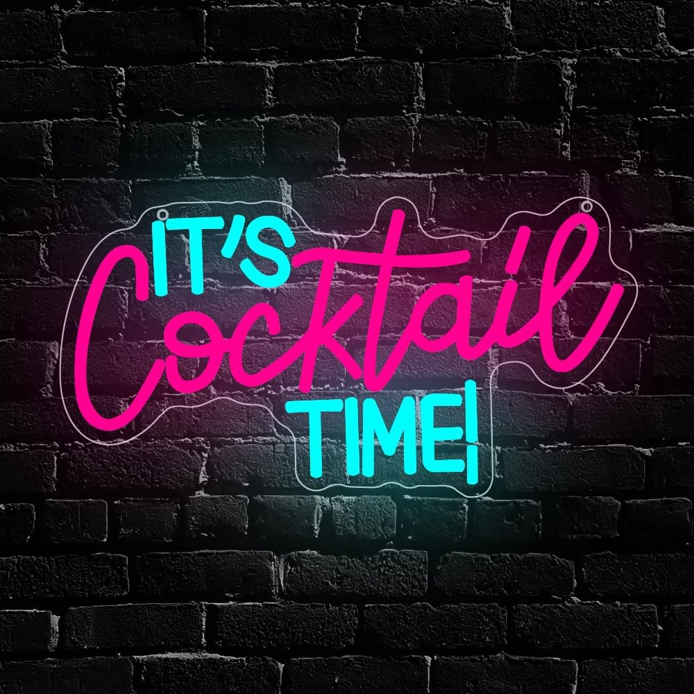 Neon Sign Party - Cocktails Neon Sign USB Powered LED