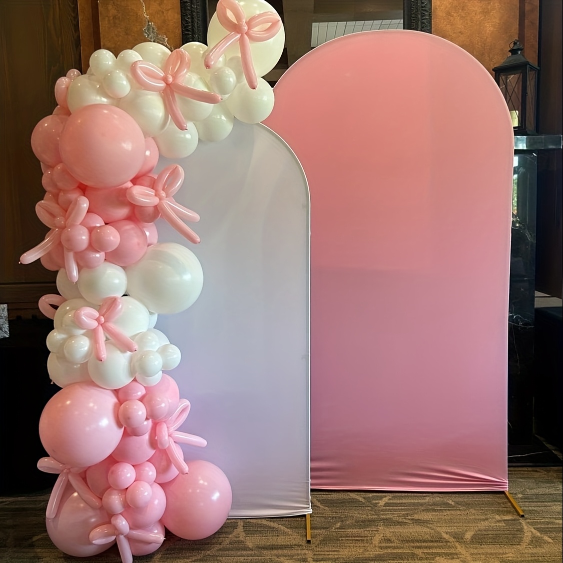 Balloon Arch Kit - 141 Pcs Pink Ribbon Balloons Arch