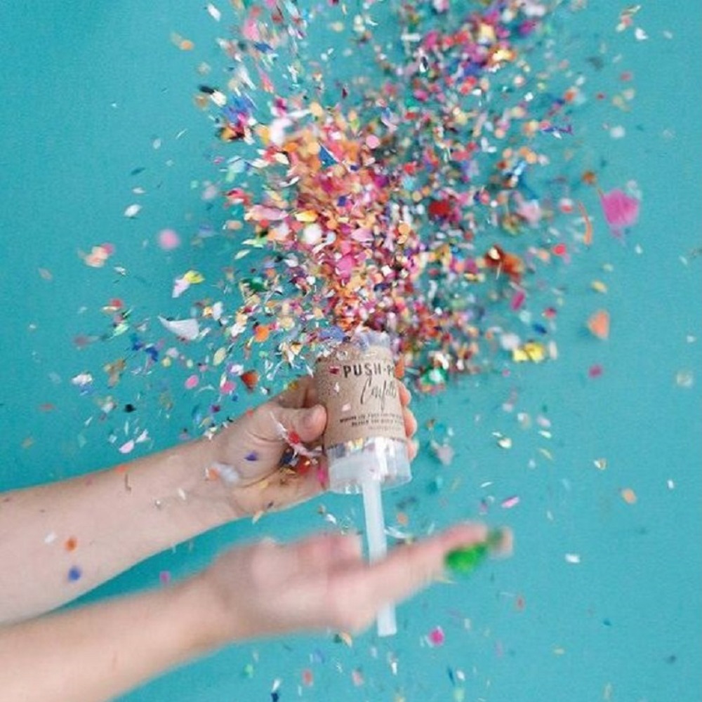 Colorful 1Pcs Bridal Shower Pu - đánh giá và giá Confetti Cannon Tube