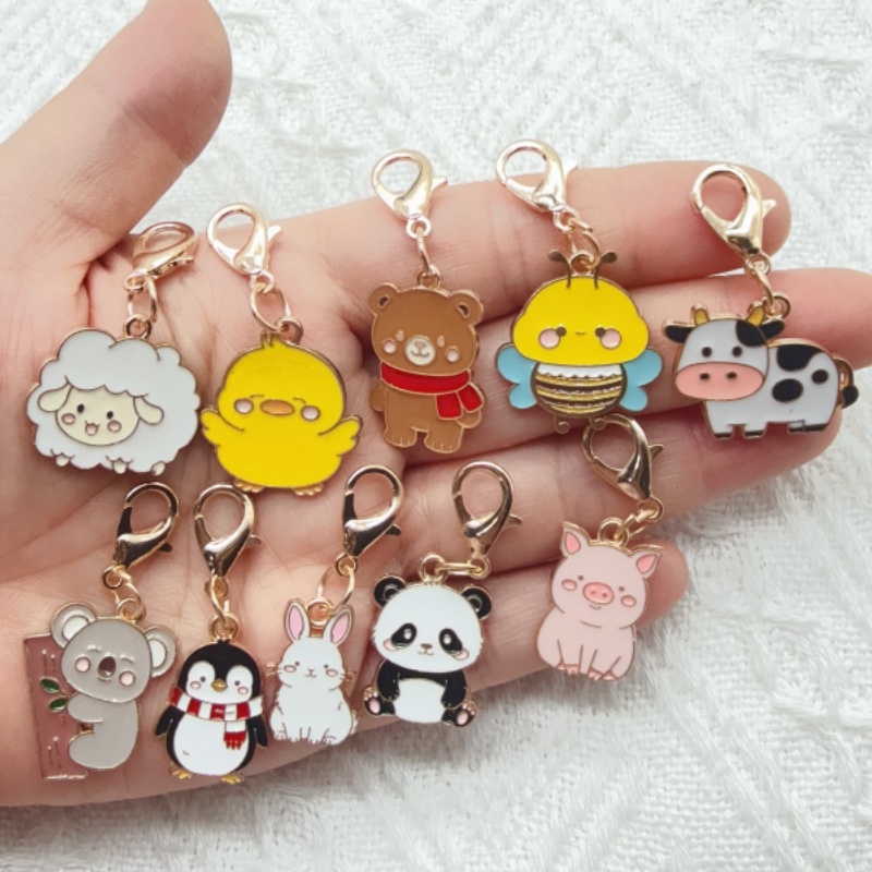 10pcs alloy drip oil cartoon a - đánh giá và giá Party Favor Bag
