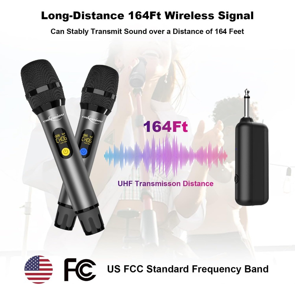 UHF Metal Dual Handheld Dynami - đánh giá và giá Event & Party Supply