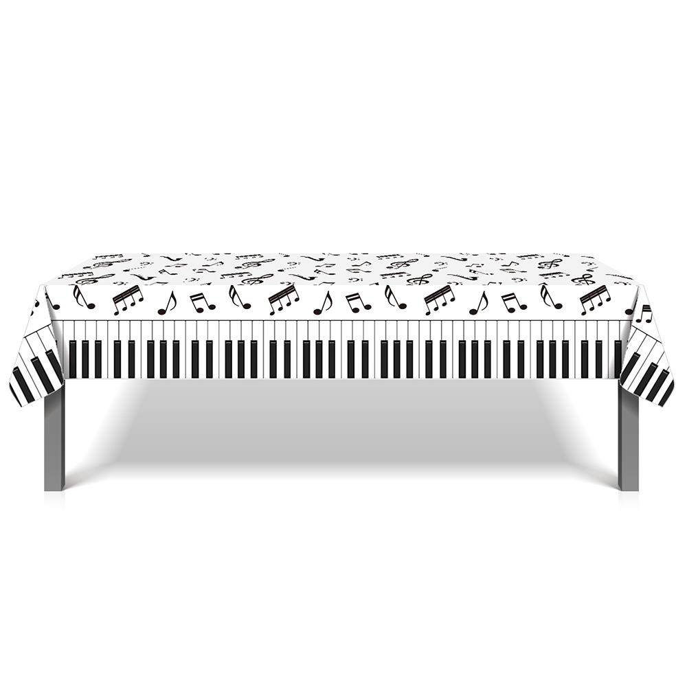 1pc Musical Note Tablecloth Di - đánh giá và giá Table Cloth Disposable