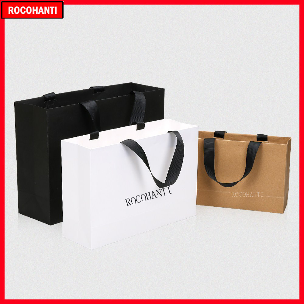 50X Tùy Chỉnh Logo Giấy Túi Nơ - đánh giá và giá Event Party Shop