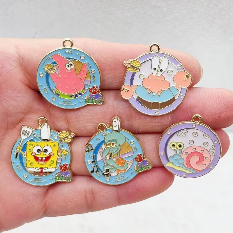 10pcs cartoon anime alloy oil  - đánh giá và giá Party Favor Bag