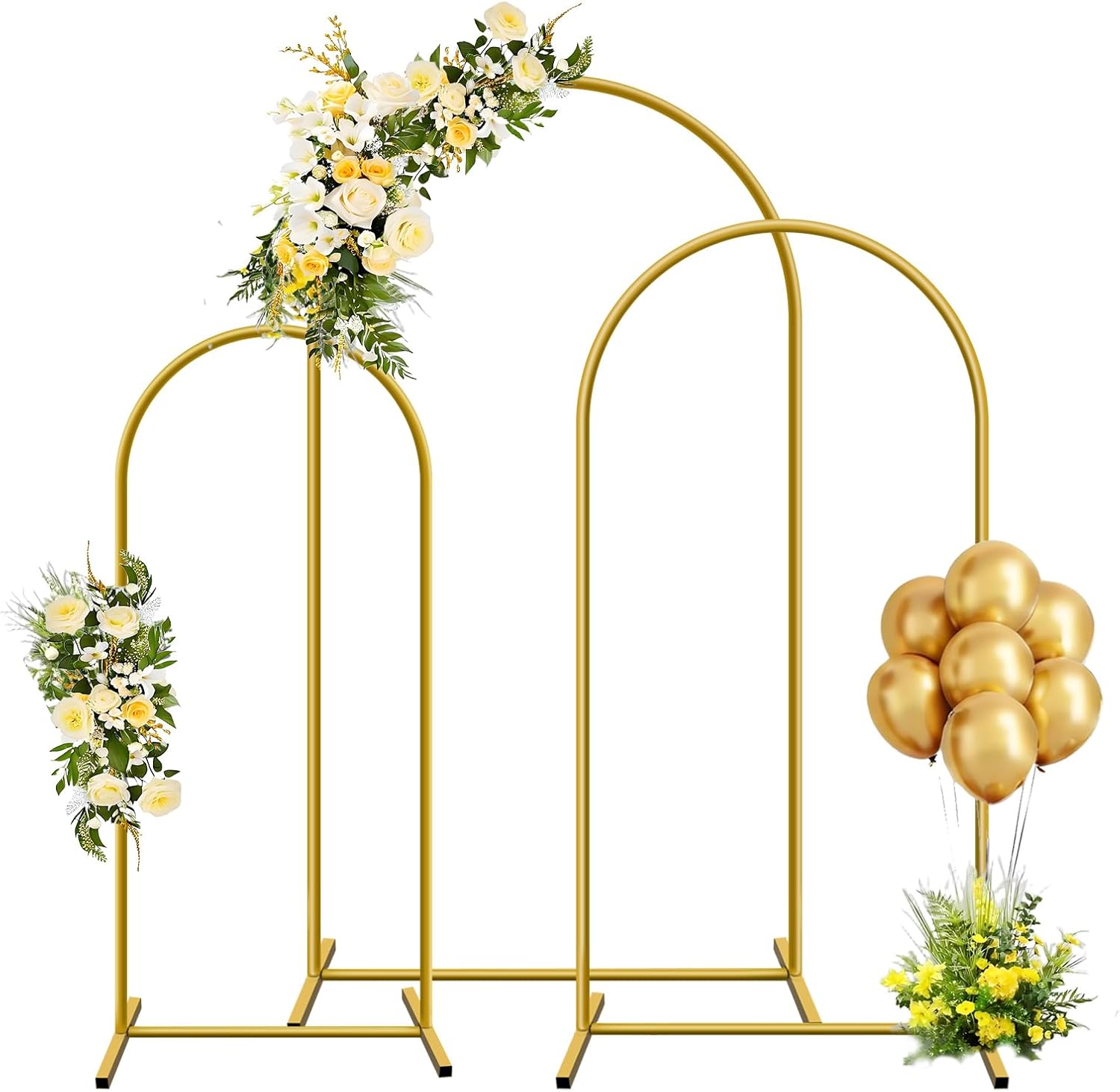 1pc Gold Metal Arch Backdrop S - đánh giá và giá Balloon Arch Kit