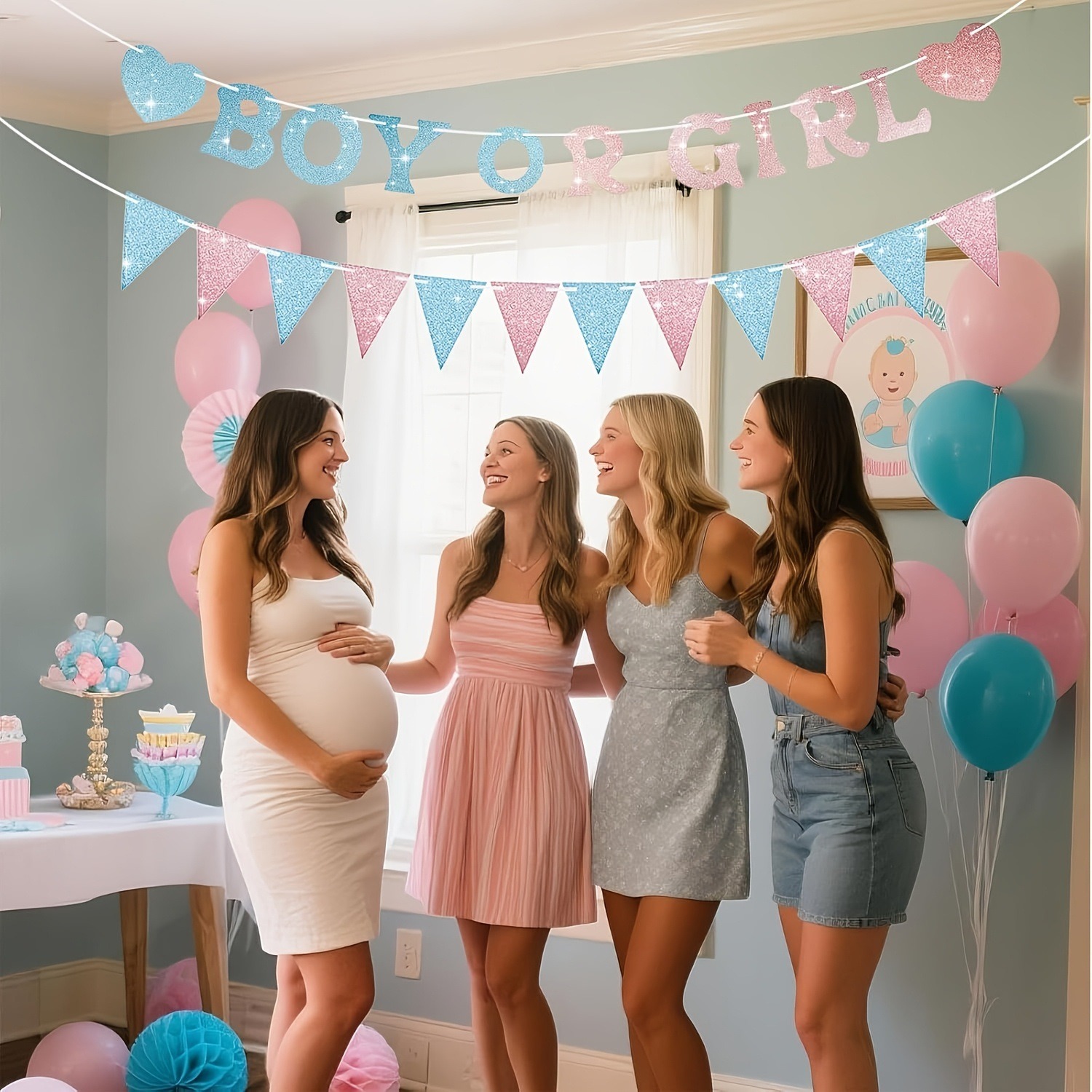 Gender Reveal Party Supplies O - đánh giá và giá Confetti Cannon Tube