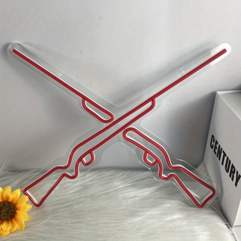 Double Guns Neon Lights, Wall/ - đánh giá và giá Event Party Shop